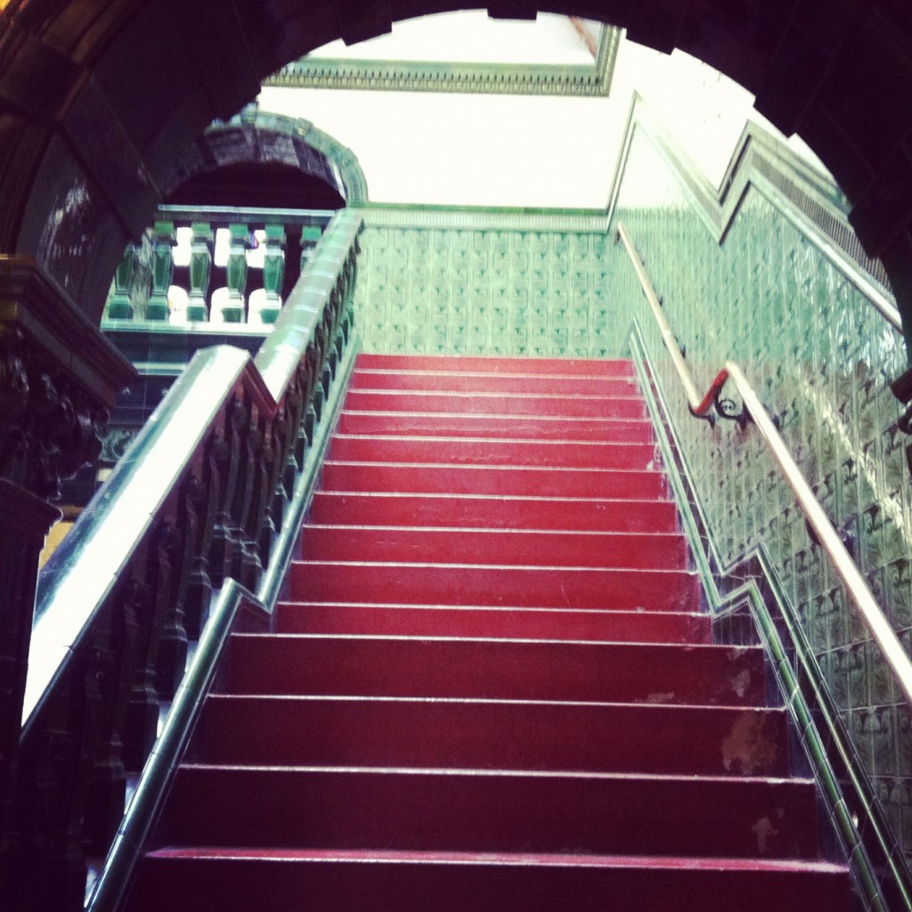 stairs at victoria baths manchester