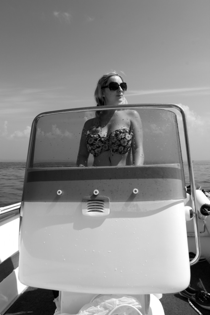 Me as captain on boat