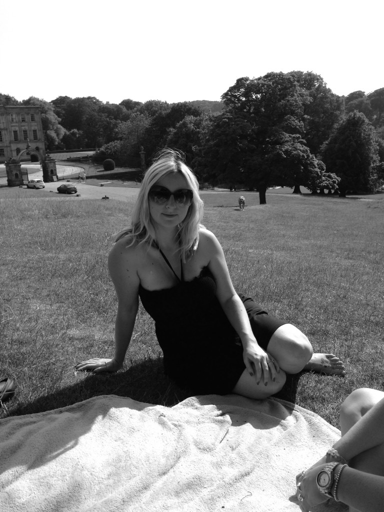 Me at picnic in Lyme Park