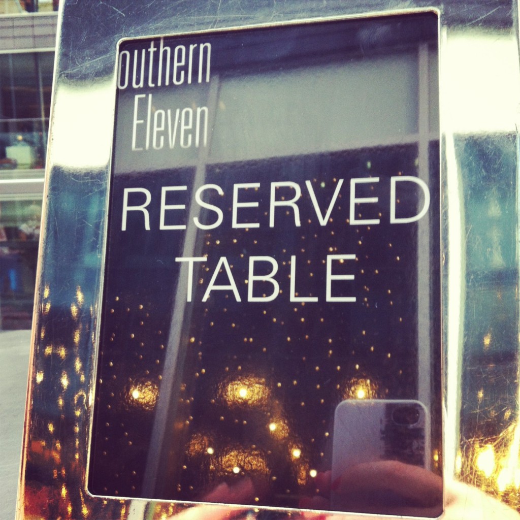 Reserved Table southern 11