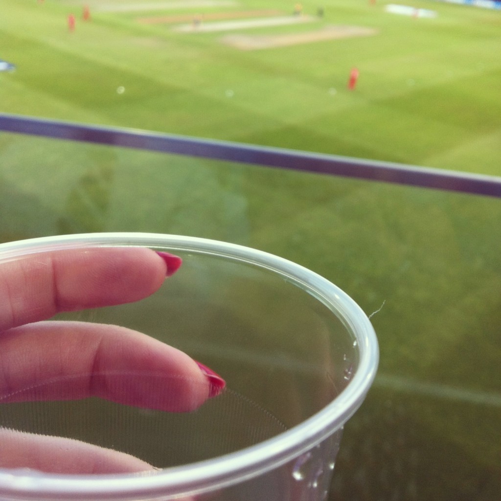 wine at 20/20 cricket old trafford