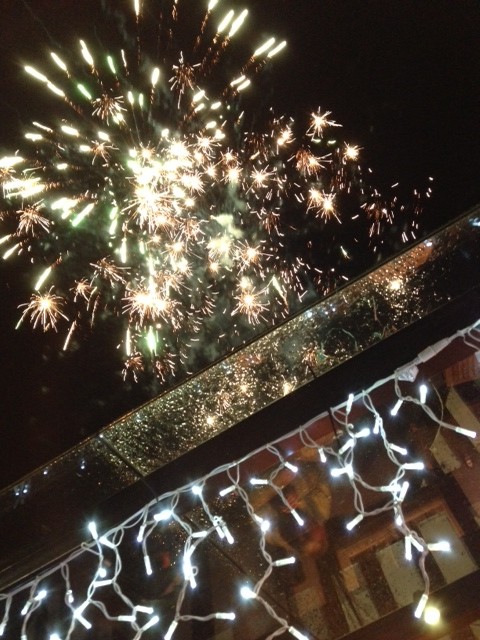 hollygoeslightly new year's eve horse and jockey chorlton fireworks