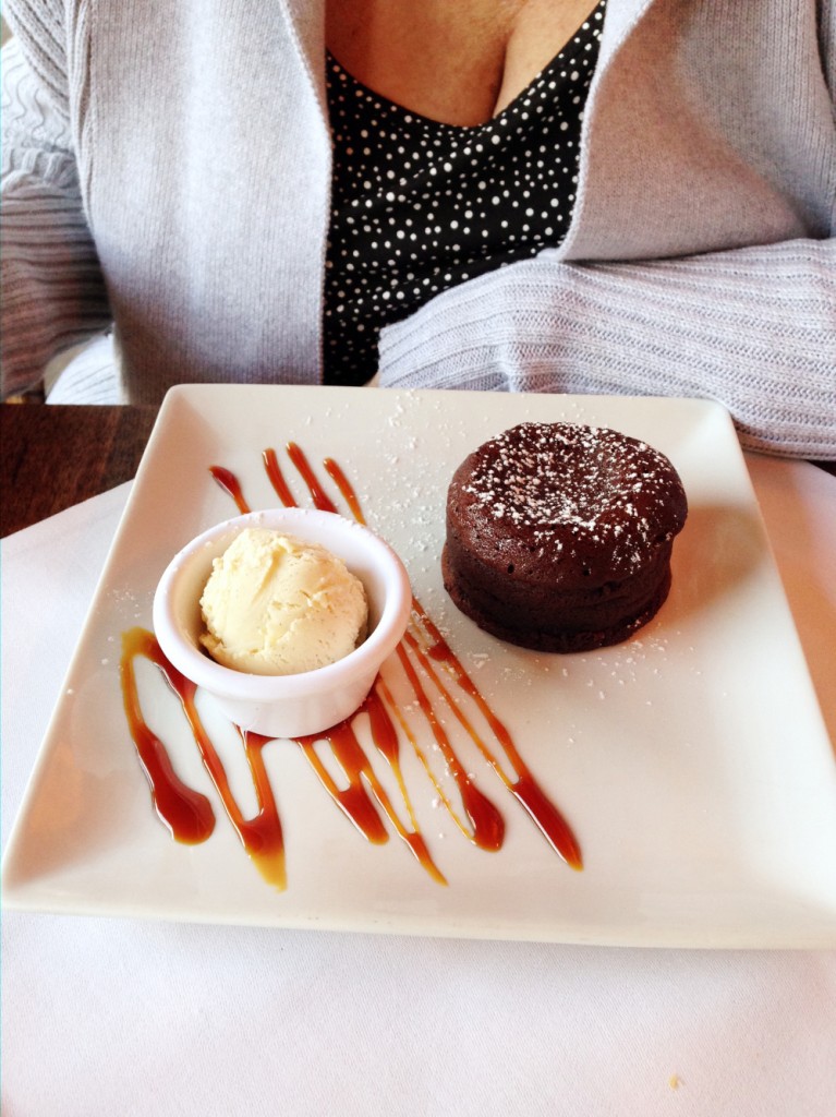 eating in paris hollygoeslightly la place royale chocolate fondant