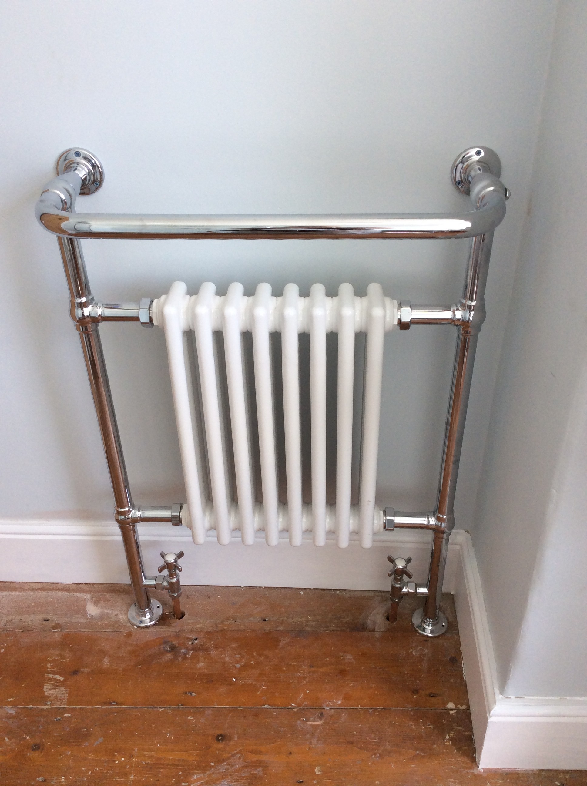 bathroom redesign progress radiator hollygoeslightly