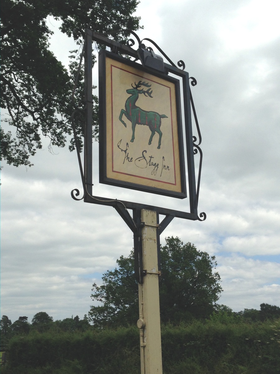 hollygoeslightly the stagg in herefordshire road sign