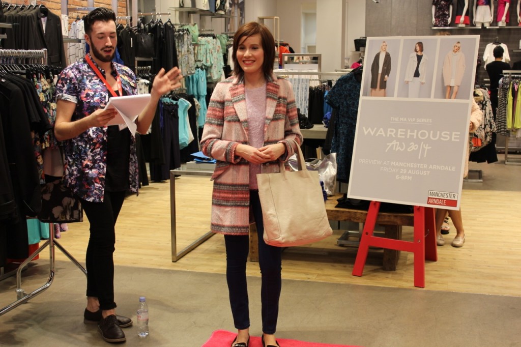 warehouse tales of the city manchester arndale pink coat