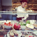 lunch at vapiano manchester chef station hollygoeslightly