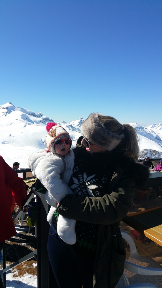skiing in flaine part 2 mum and baby hollygoeslightly