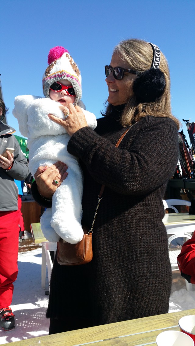 skiing in flaine part 2 nonna and baby hollygoeslightly