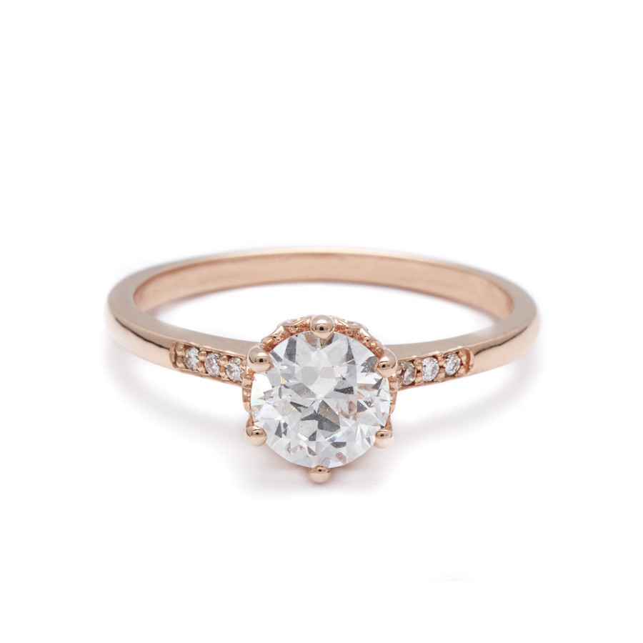 top 5 engagement rings 2016 rose gold diamond ring hollygoeslightly