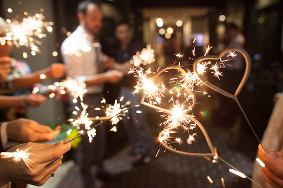 top 3 entertainment ideas for your wedding sparklers