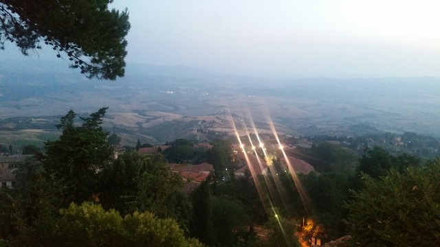 eating out in volterra evening view hollygoeslightly