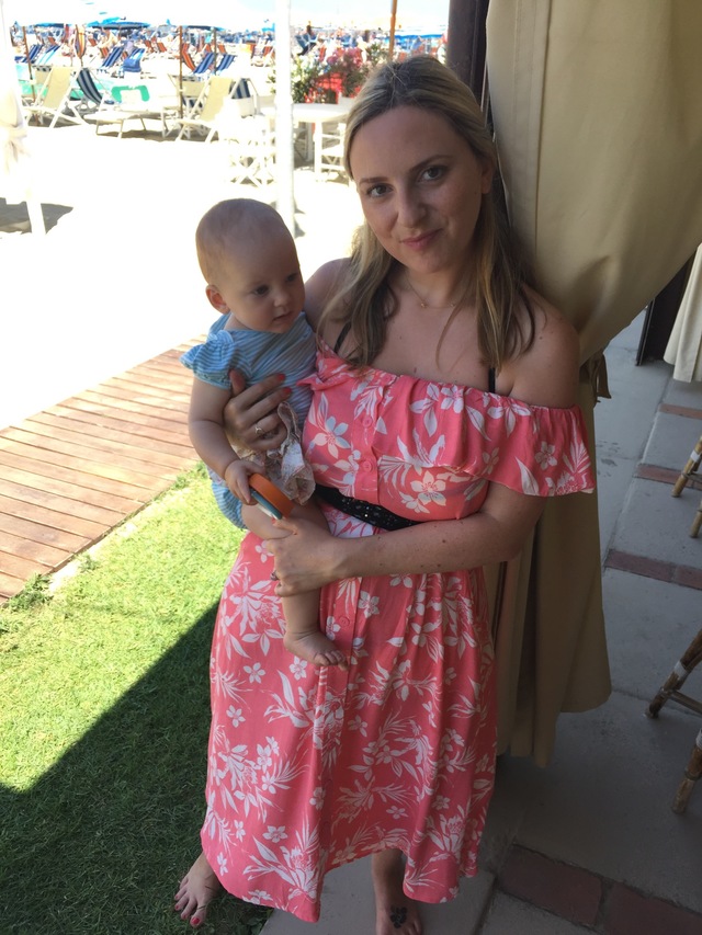 lunch in viareggio hollygoeslightly mum and baby