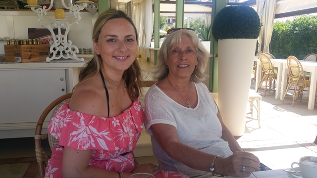 lunch in viareggio hollygoeslightly me and mum