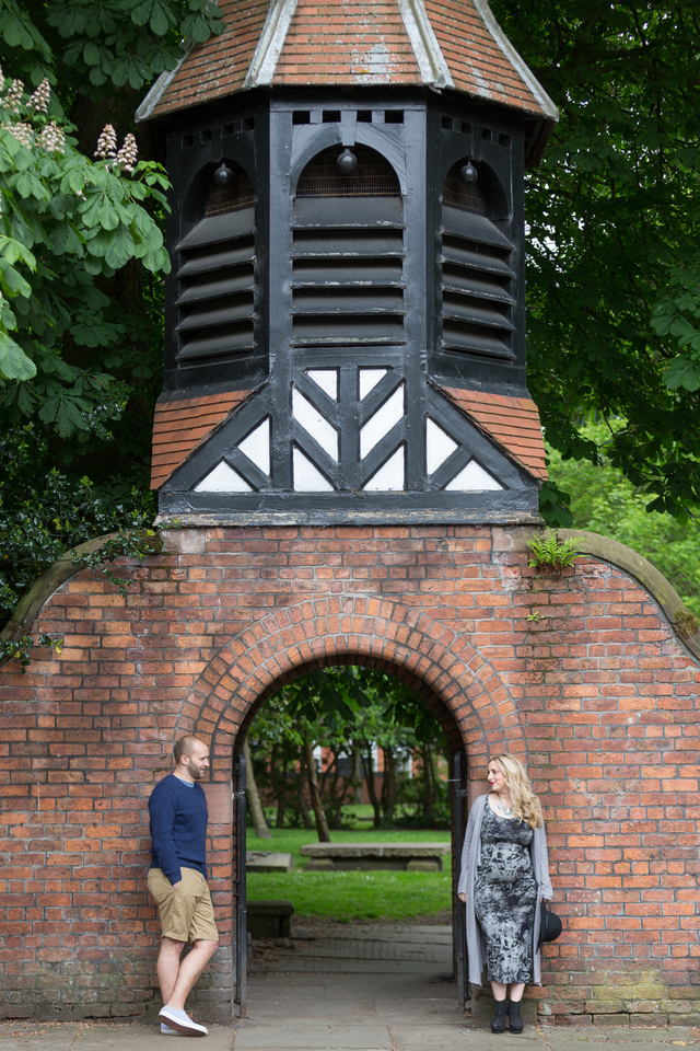 maternity photoshoot in the woods church gates walls hollygoeslightly