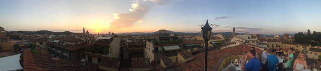 romantic evening in florence panorama view hollygoeslightly