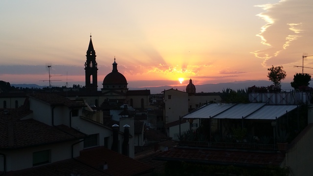 romantic evening in florence sunset panorama hollygoeslightly