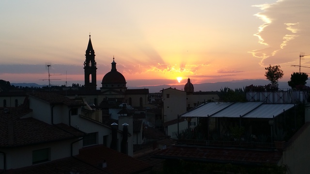 Romantic evening in Florence