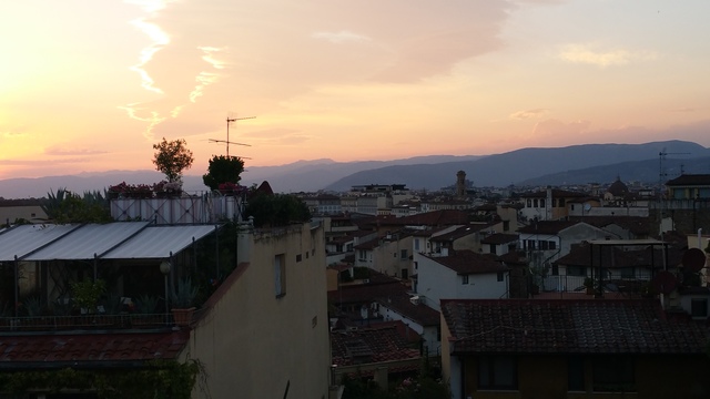romantic evening in florence sunset view hollygoeslightly