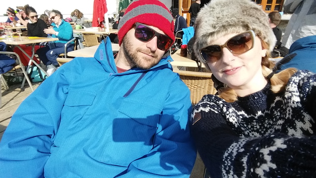 skiing in flaine part 3 food slopes couple hollygoeslightly