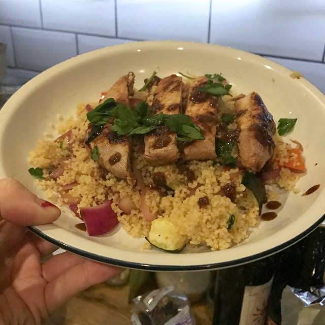 hello fresh review pork cous cous