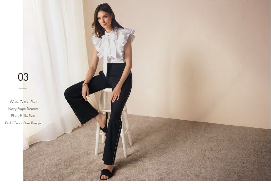 perfect white shirt frills karen millen