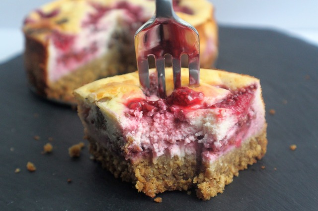 pregnancy cravings baked pb and j cheesecake 4