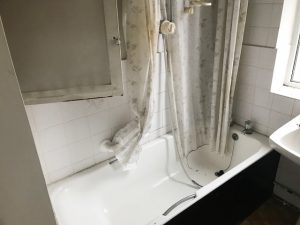 family bathroom before and after bathrub