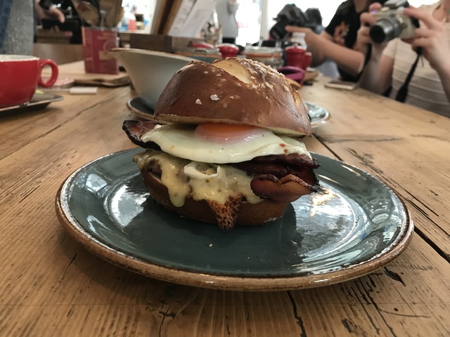 barton arcade manchester pkb pretzel bun