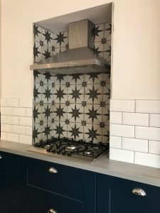 our blue kitchen tiles hollygoeslightly