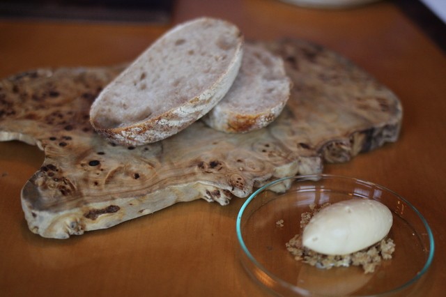 anniversary dinner at manchester house sourdough bread hollygoeslightly