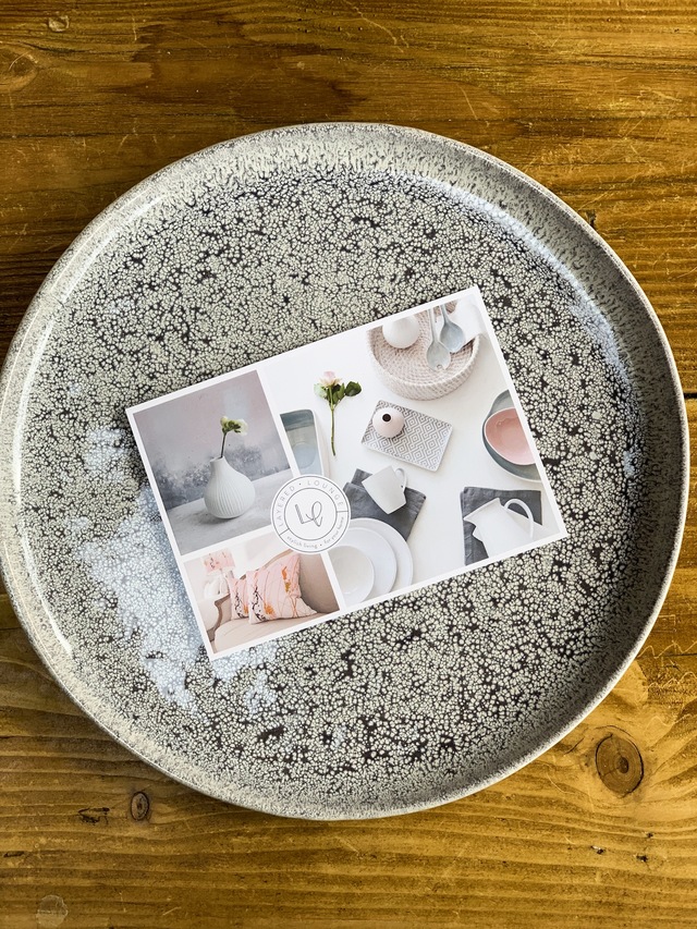 tableware by layered lounge serving plate