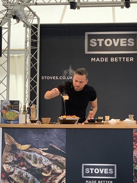 lowry outlet food festival 2019 hollygoeslightly dean edwards chef cooking demo