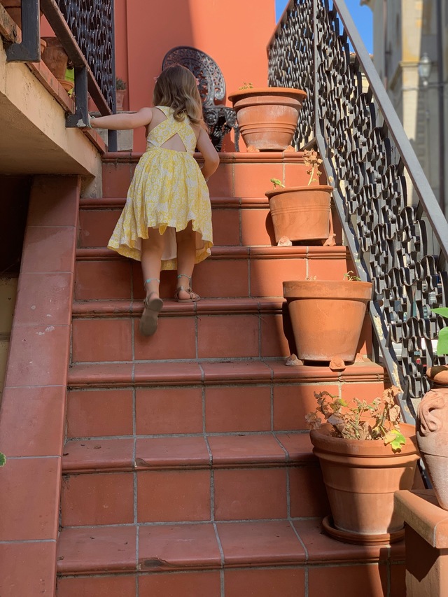 mum and daughter matching dresses mini boden cross back yellow dress