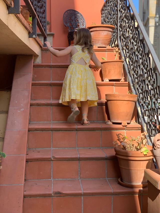 mum and daughter matching dresses mini boden yellow dress summer