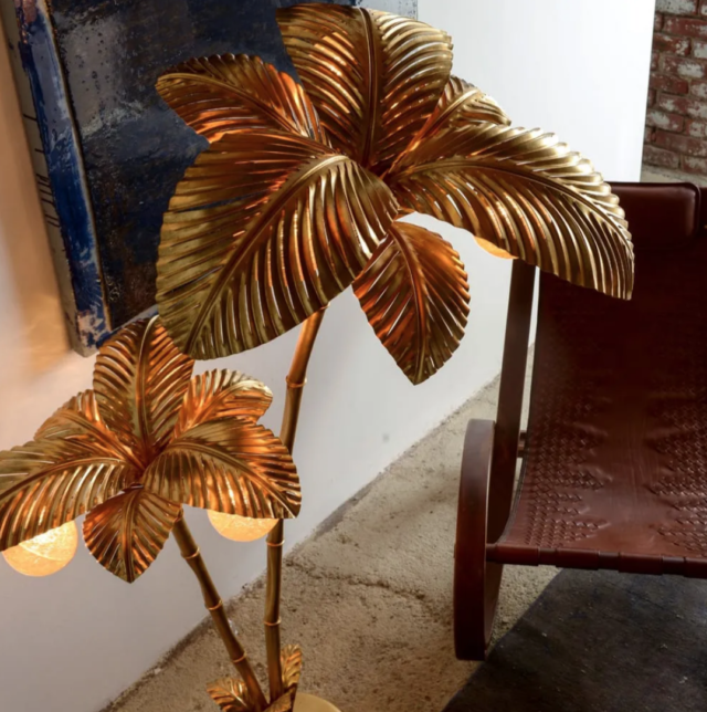 luxury christmas dining designer italian palm tree floor lamp