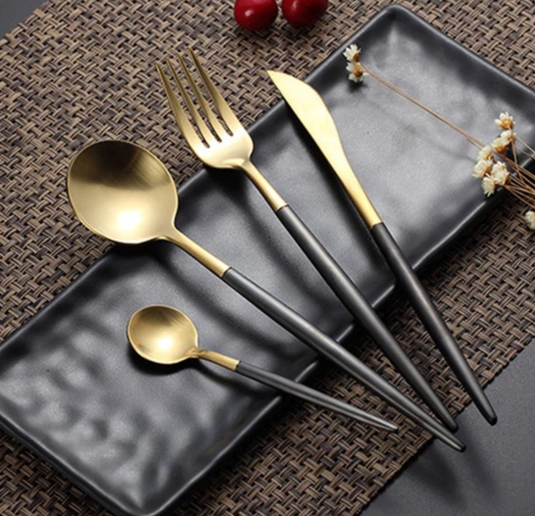 luxury christmas dining midas dinner party cutlery