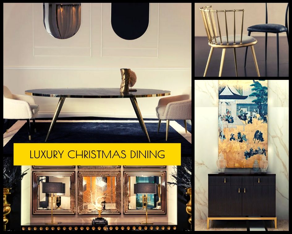 luxury christmas dining moodboard interiors hollygoeslightly