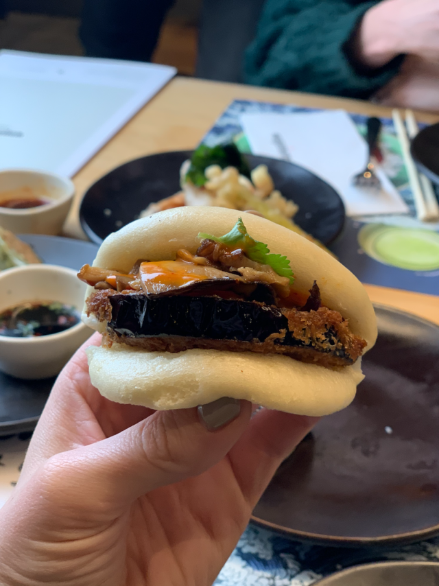 wagamama vegan menu review printworks manchester hirata steamed bun