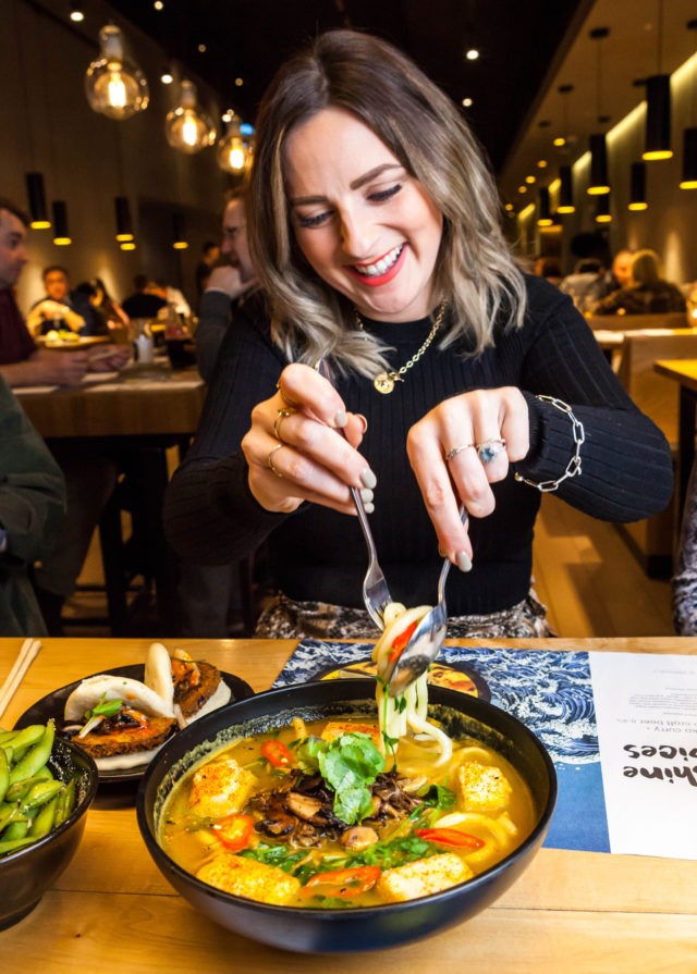 wagamama vegan menu review printworks manchester hollygoeslightly