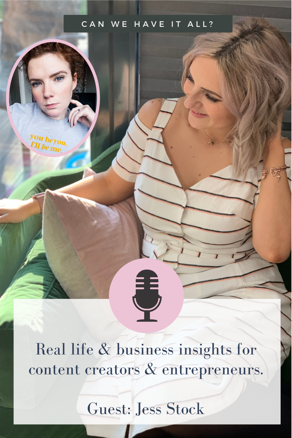 can we have it all podcast episode 7 jess stock not just a tit pinterest