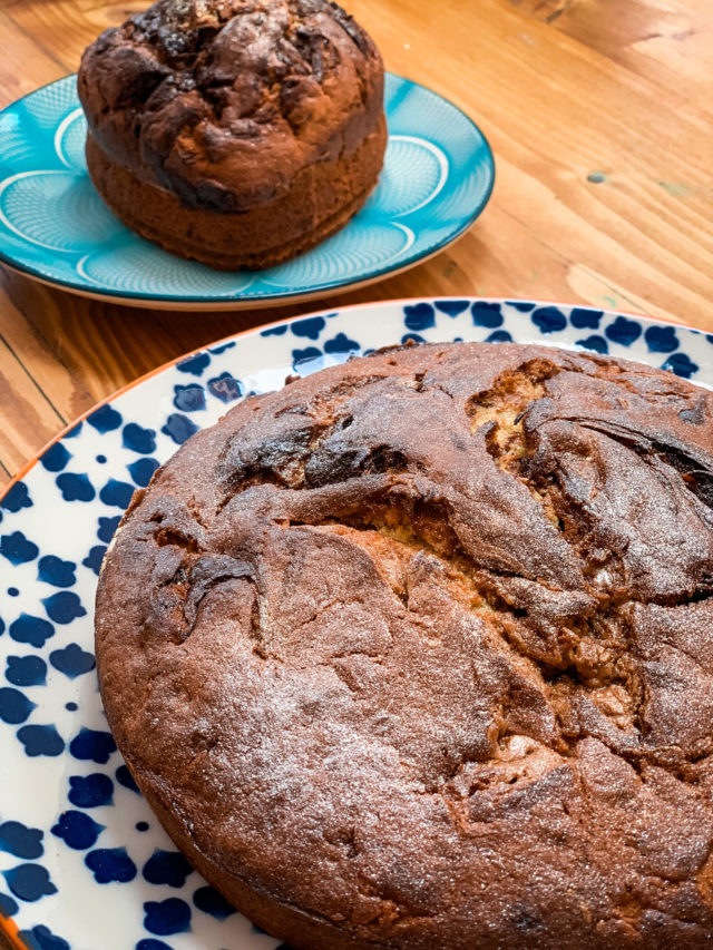 banana nutella and biscoff cake mini cake