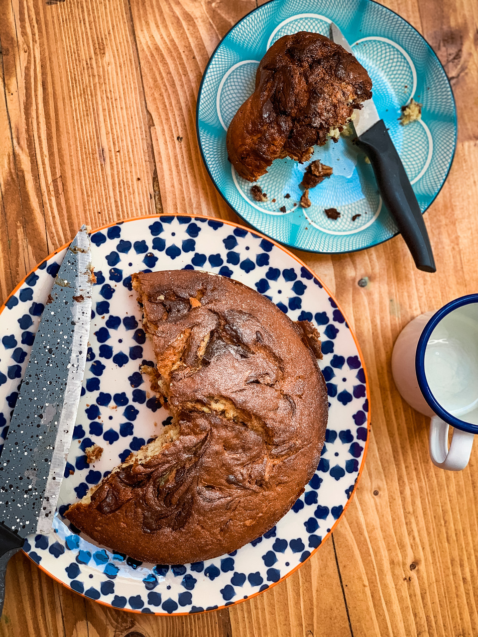 Banana Nutella and Biscoff Cake