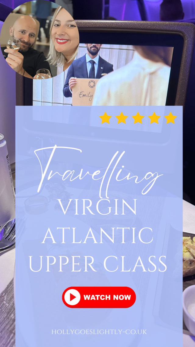 virgin atlantic upper class review flourish with holly pinterest